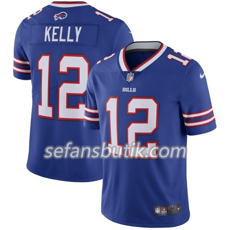 Buffalo Bills Tröjor Jim Kelly 12 Nike Blå - Herr Buffalo Bills Tröjor Jim Kelly 12 Nike Blå - Herr